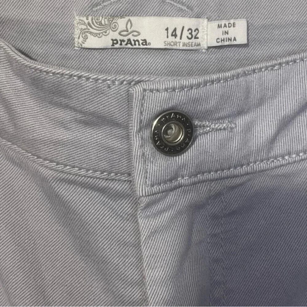 Prana Women Oday Jeans Storm Cloud Size 14/32